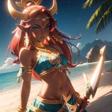 RijuTOTK,  Riju \(The Legend of Zelda: Tears of the Kingdom\),  1girl on Tensor.Art