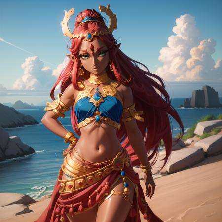RijuTOTK,  Riju \(The Legend of Zelda: Tears of the Kingdom\),  1girl on Tensor.Art