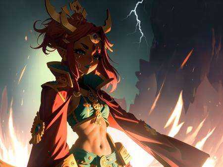 RijuTOTK,  Riju \(The Legend of Zelda: Tears of the Kingdom\),  1girl on Tensor.Art