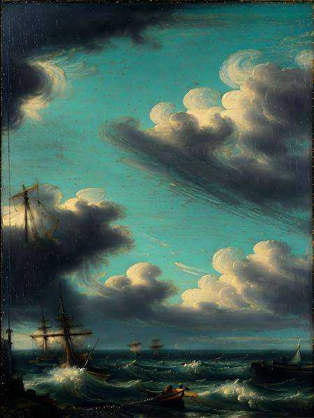 Rembrandt,  winter scenery, on Tensor.Art