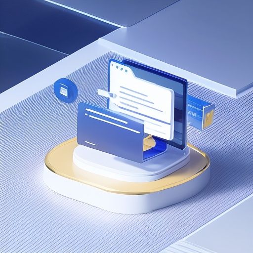 navy|gold  computer file icon,platform, technology,white background, industrial design,