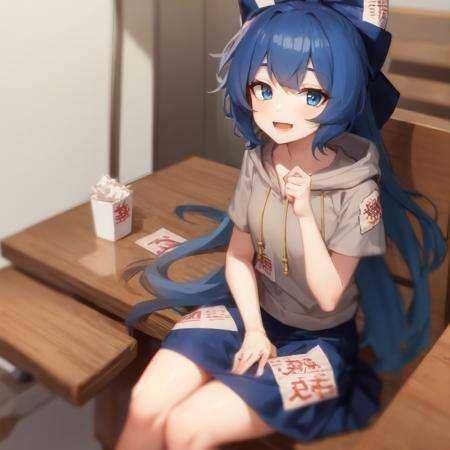 1girl,  solo,  yorigami shion on Tensor.Art