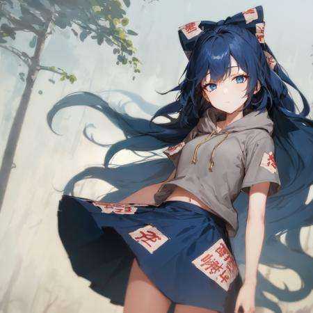 1girl,  solo,  yorigami shion on Tensor.Art