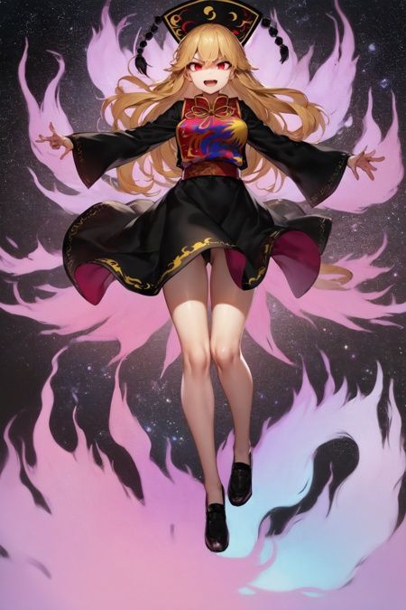 1girl,  solo,  junko \(touhou\) on Tensor.Art