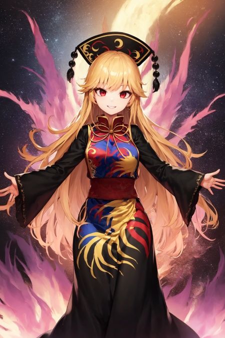 1girl,  solo,  junko \(touhou\) on Tensor.Art