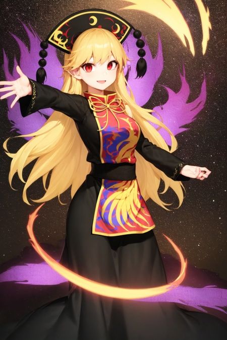 1girl,  solo,  junko \(touhou\) on Tensor.Art