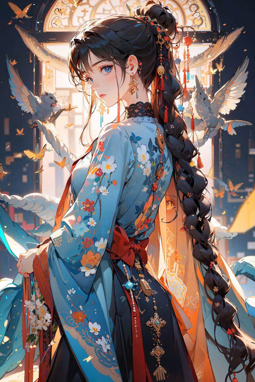 ,(Masterpiece:1.2, high quality), (pixiv:1.4),Gongbi painting of the Song Dynasty<lora:Chinese style_20230607154437-000017:0.8>