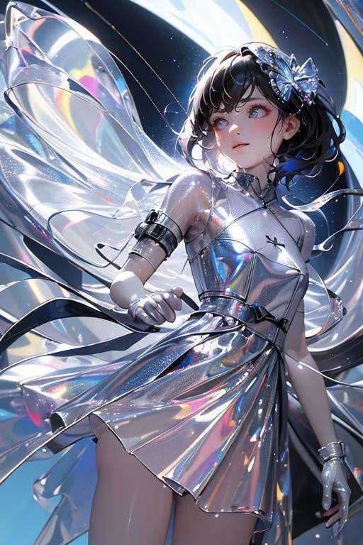 laser,1girl,masterpiece,best quality,highly detailed,FHD,1080P.2K.4K.8K,near future city,<lora:laser0626:1>,