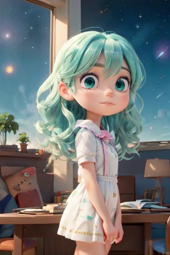  masterpiece, best quality, illustration, stars in the eyes,dishevelled hair,Starry sky adorns hair,1 girl,Complete body,sparkling anime eyes,Whole body,beautiful detailed eyes, beautiful detailed stars,blighting stars,emerging green across with white hair,multicolored hair,beautiful detailed eyes,beautiful detailed sky, beautiful detailed water, cinematic lighting, dramatic angle,