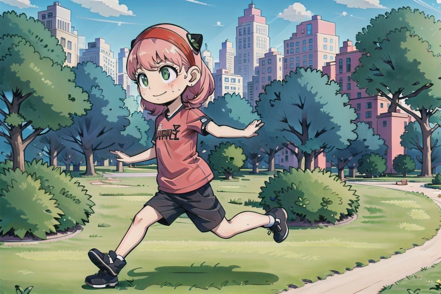 full body,  sweating,  wearing with sport shirt on Tensor.Art