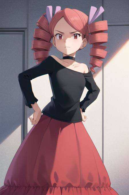 solo,  1girl,  ursula_(pokemon) skirt on Tensor.Art