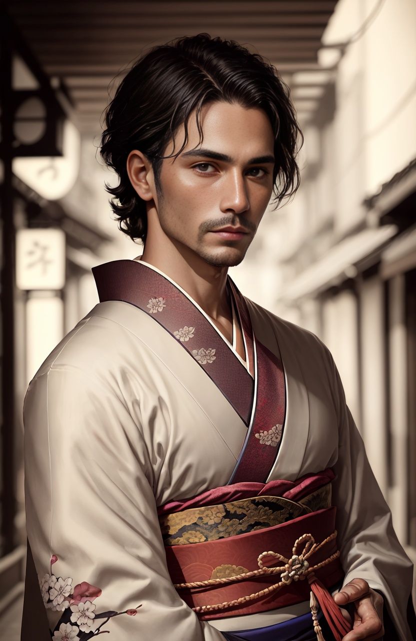 award winning portrait photo of a man SirSean,  wearing a ,  in a Japanese street on Tensor.Art