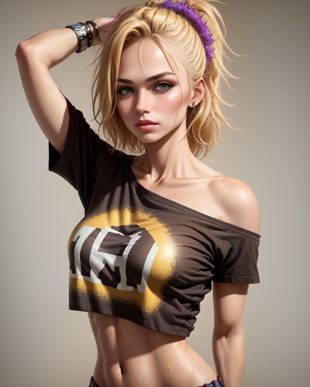 (1girl),  medium breasts,  tan on Tensor.Art