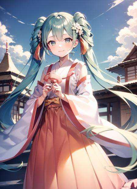 meigetsu,  upper body,  smile on Tensor.Art