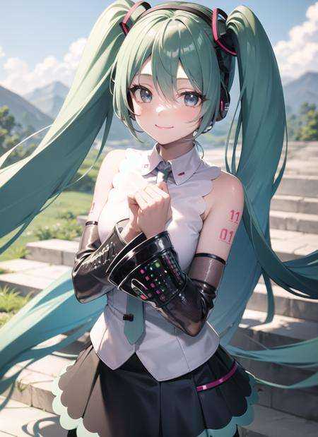 mikunt,  upper body,  smile on Tensor.Art