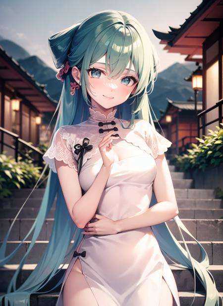 shaohua,  upper body,  smile on Tensor.Art