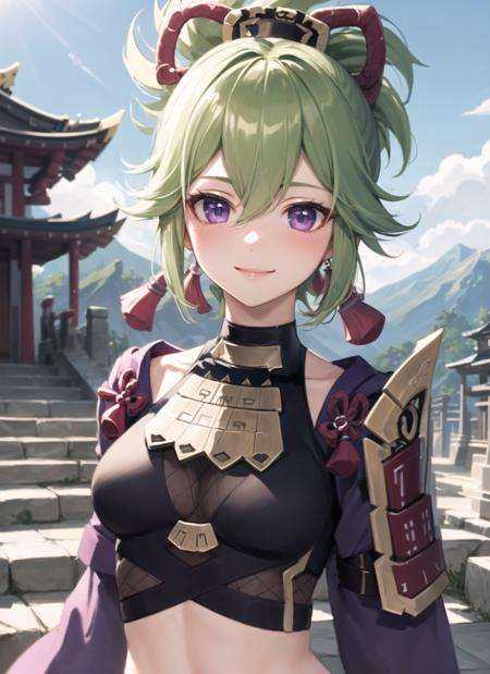 kukishinobudef,  upper body,  smile on Tensor.Art