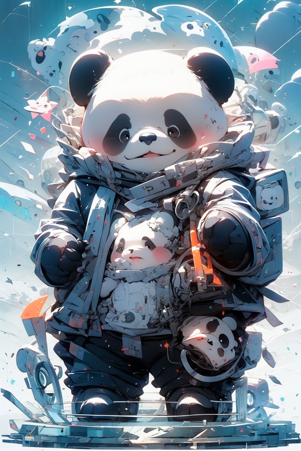 xiongmao,cute panda,blind box,xiongmao, a panda, 