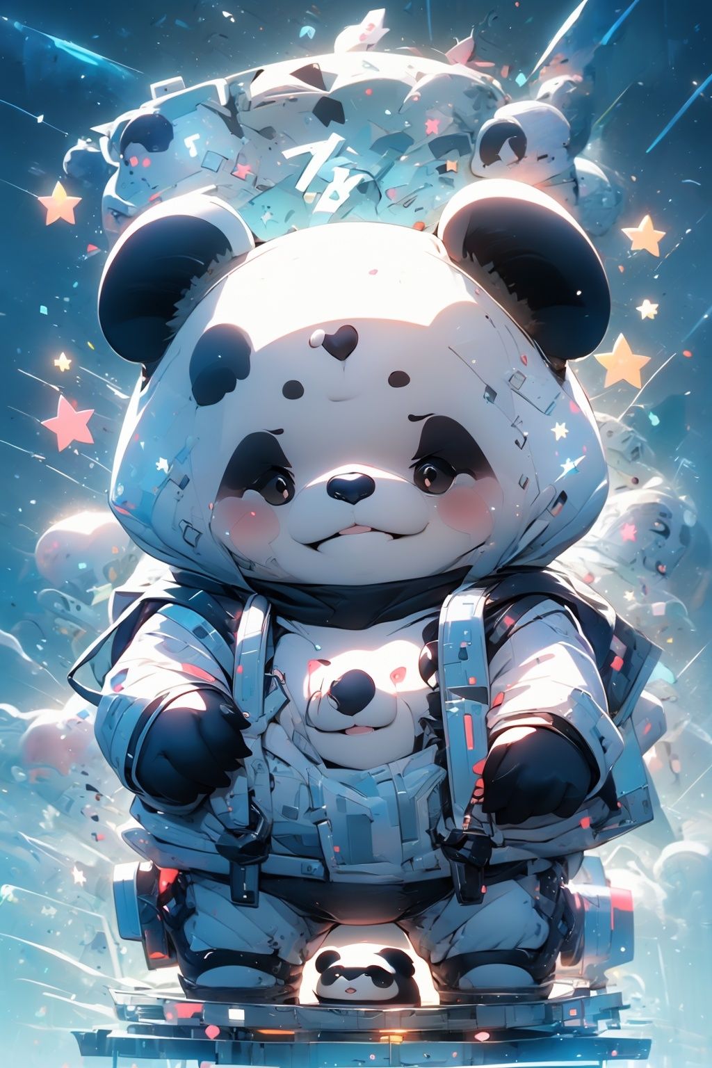 xiongmao,cute panda,blind box,xiongmao, a panda, 