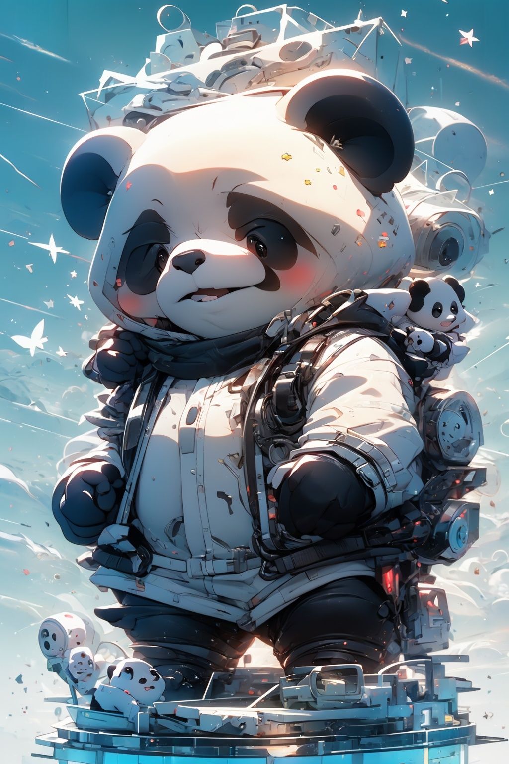 xiongmao,cute panda,blind box,xiongmao, a panda, 