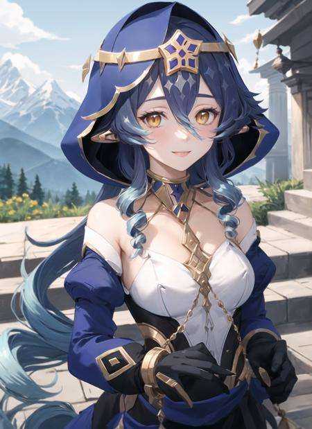 layladef,  upper body,  smile on Tensor.Art