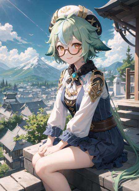 sucrosedef,  full body,  smile on Tensor.Art