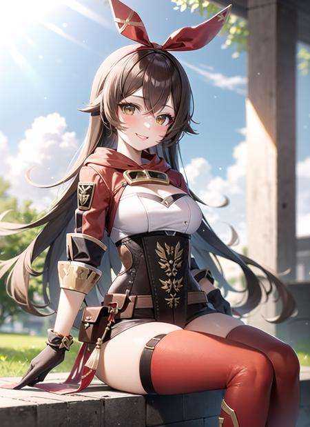 amber5star,  full body,  sitting on Tensor.Art