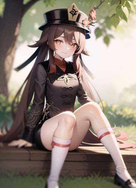 hutaodef,  full body,  sitting on Tensor.Art