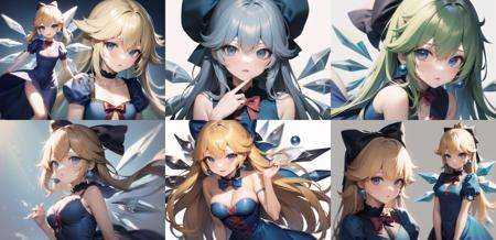 1girl,  (cirno (/cosplay/),  cosplay on Tensor.Art