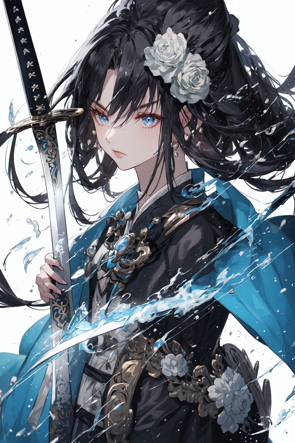 swordsman,1 girl