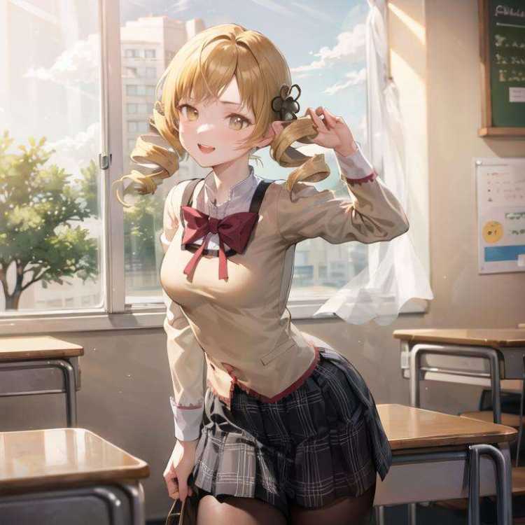 tomoe_mami (school uniform ver.) by zenuko on Tensor.Art