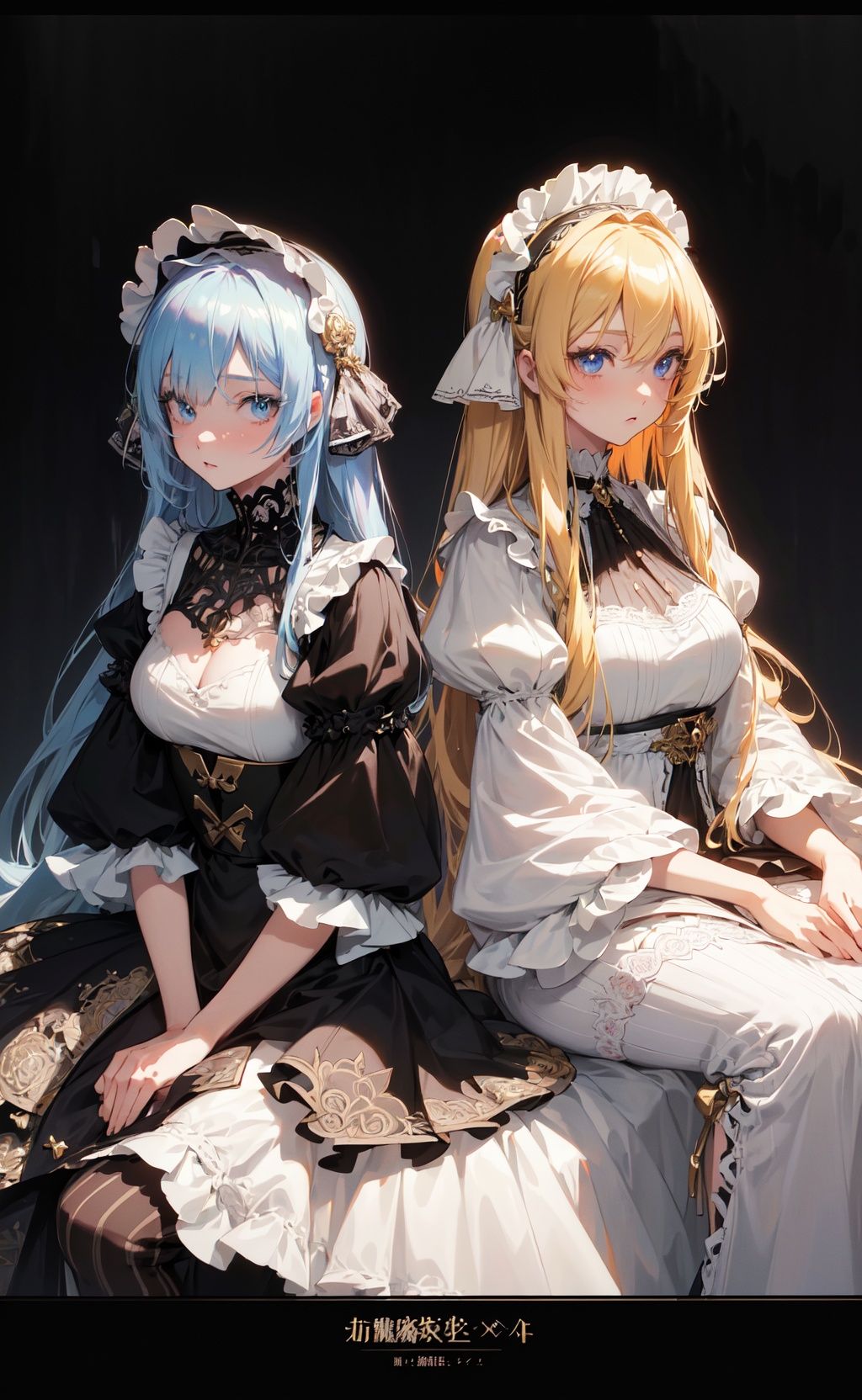 2girls,  fashion,  hairband on Tensor.Art