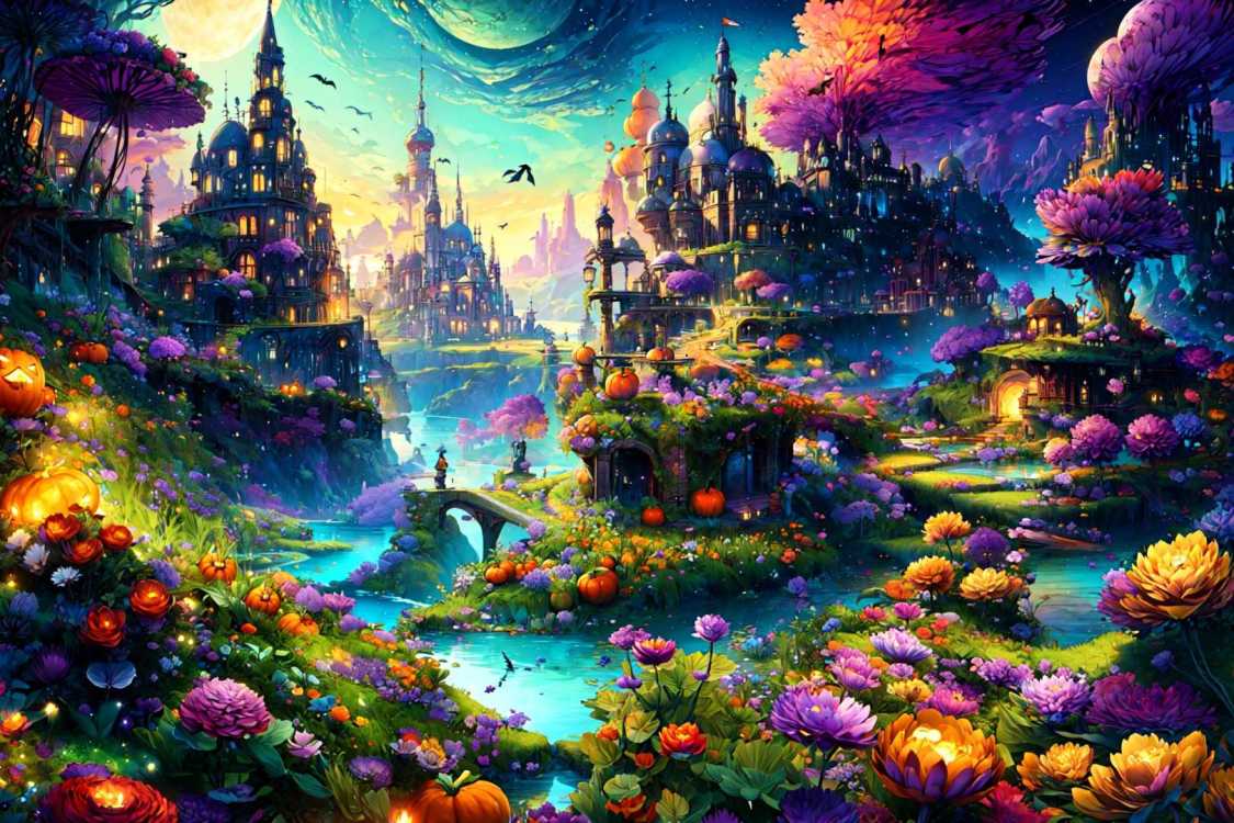 Fantasy World realistic or anime HD background by ArienTOP on Tensor.Art