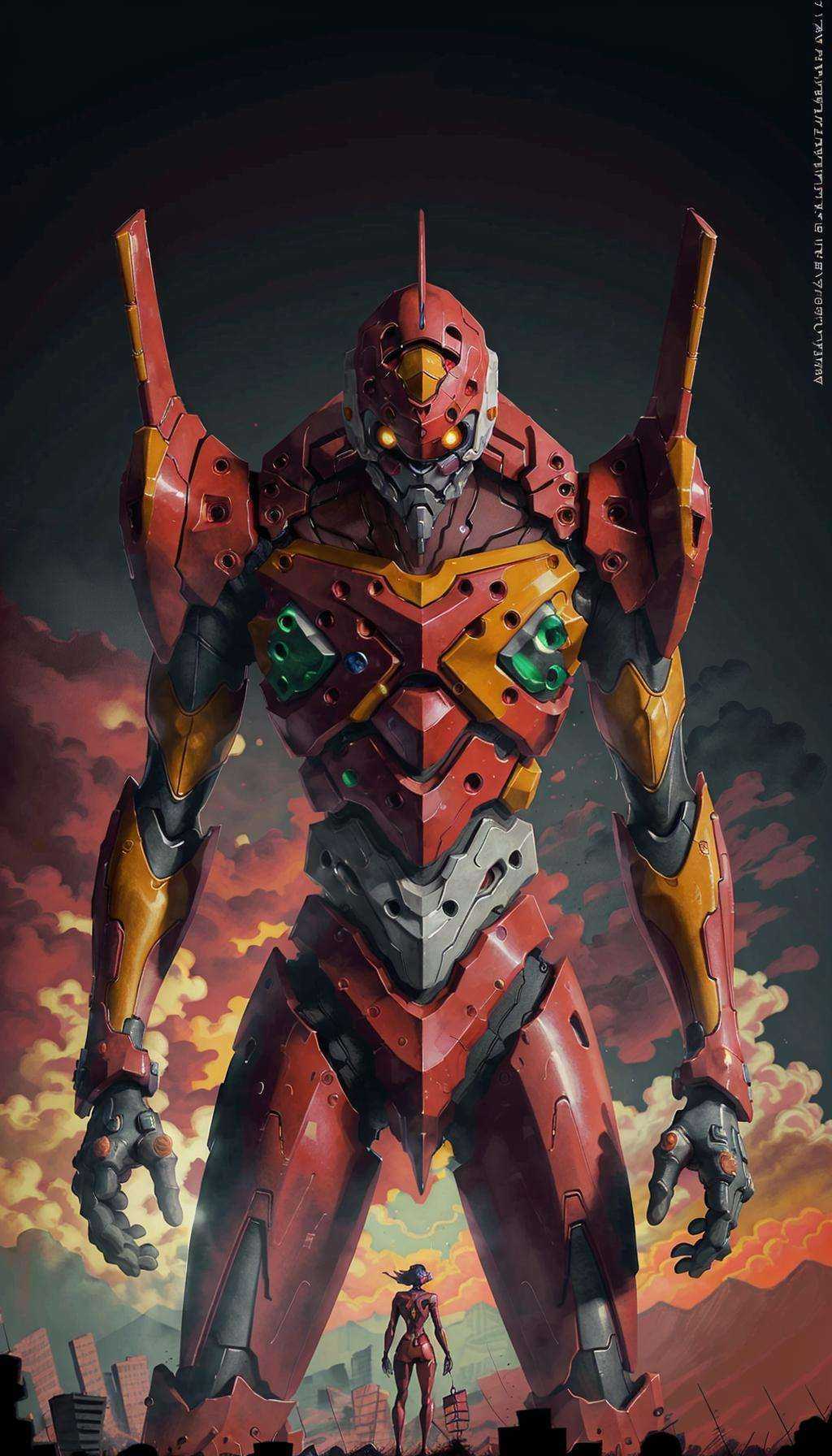 evagod,  evangelion mecha,  science fiction on Tensor.Art