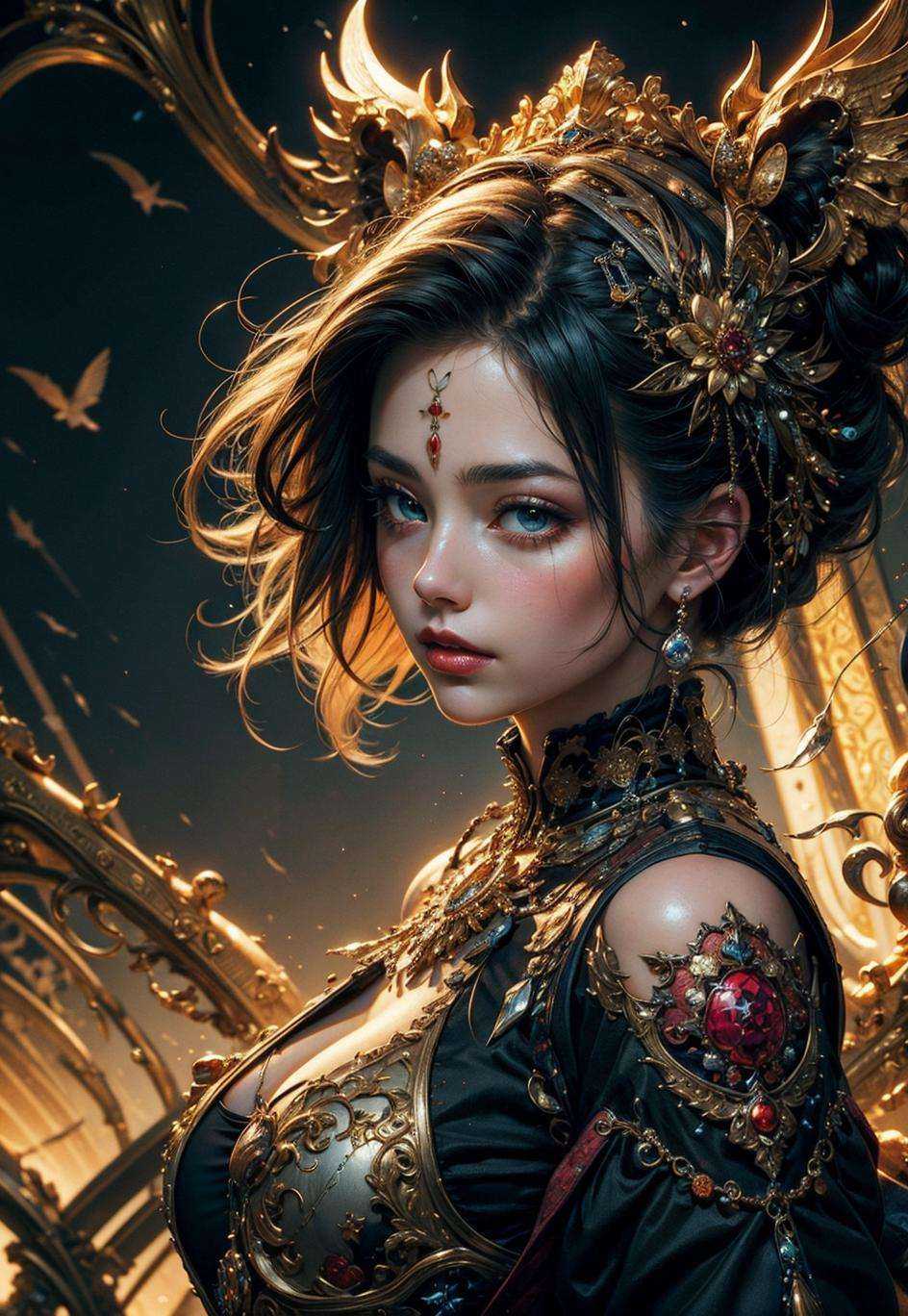 (1girl),  extreme detailed,  colorful by EricLam on Tensor.Art