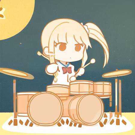 1girl,  yellow hair,  long hair on Tensor.Art