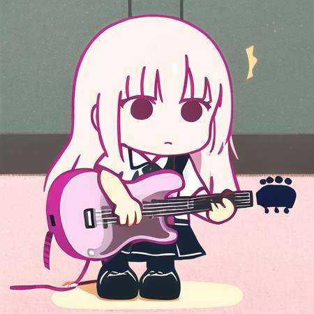 1girl,  pink hair,  long hair on Tensor.Art