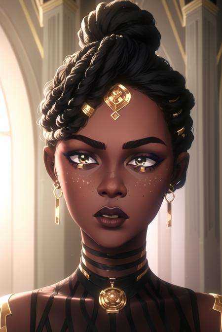 arcane style,  1girl,  jewelry on Tensor.Art