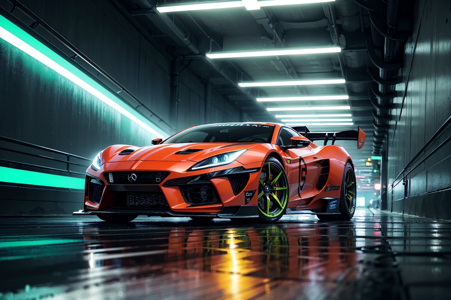 (digital artwork),  Super car,  wide body kit on Tensor.Art