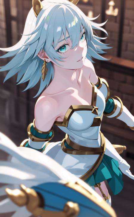 walkure /(takt op./),  cowboy shot,  tsundere on Tensor.Art