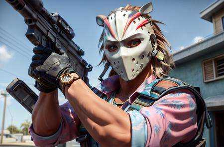 miami darryl,  m4a1,  rifle on Tensor.Art