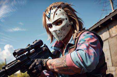 miami darryl,  m4a1,  rifle on Tensor.Art