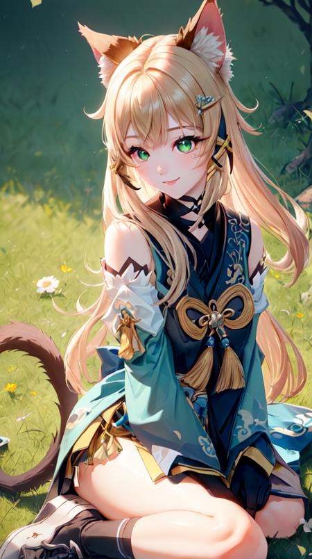 kirara /(genshin impact/),  1girl,  Close-up on Tensor.Art