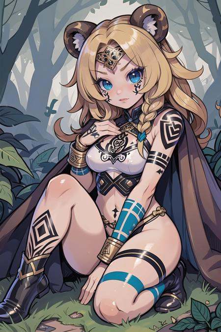 epic,  illustration,  1girl on Tensor.Art