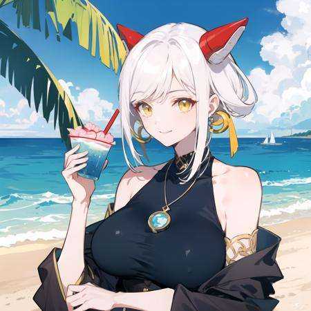 1girl,  solo,  smile on Tensor.Art