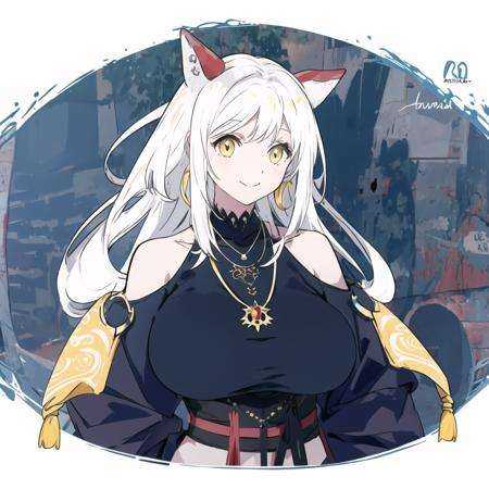 1girl,  solo,  smile on Tensor.Art