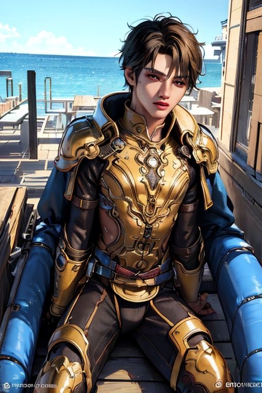(RAW photo:1.2), (photorealistic:1.4),(masterpiece:1.3),(best quality:1.4),ultra high res,(detailed facial features),HDR,8k resolution, skin tight, (shiny skin),dreamlike,(extreme detailed illustration),check commentary,commentary request,scenery,no text, solo,(1boy:2) <lora:zuo zhan fu:0.6>zuo zhan fu,