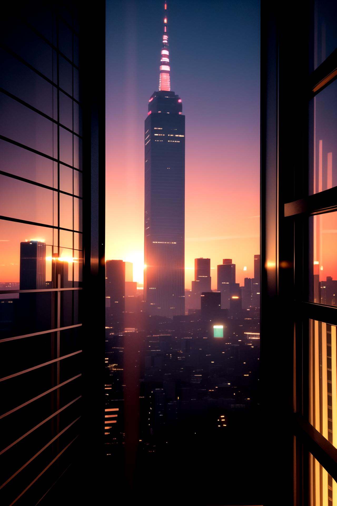 centered,  award winning photography,  sunset on Tensor.Art