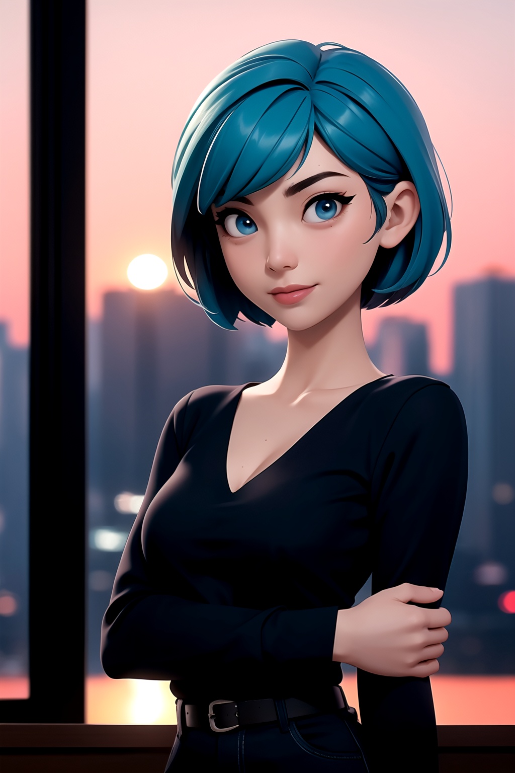 centered,  award winning medium shot portrait,  (hyperealistic) on Tensor.Art