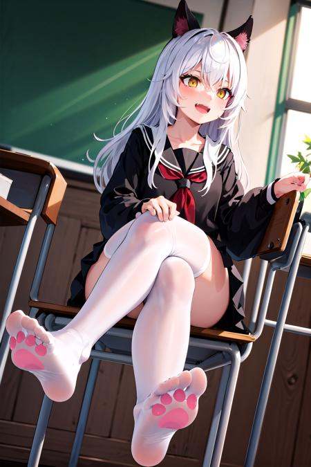 Cat Paw Thighhighs/Pantyhose by Lypt0x on Tensor.Art